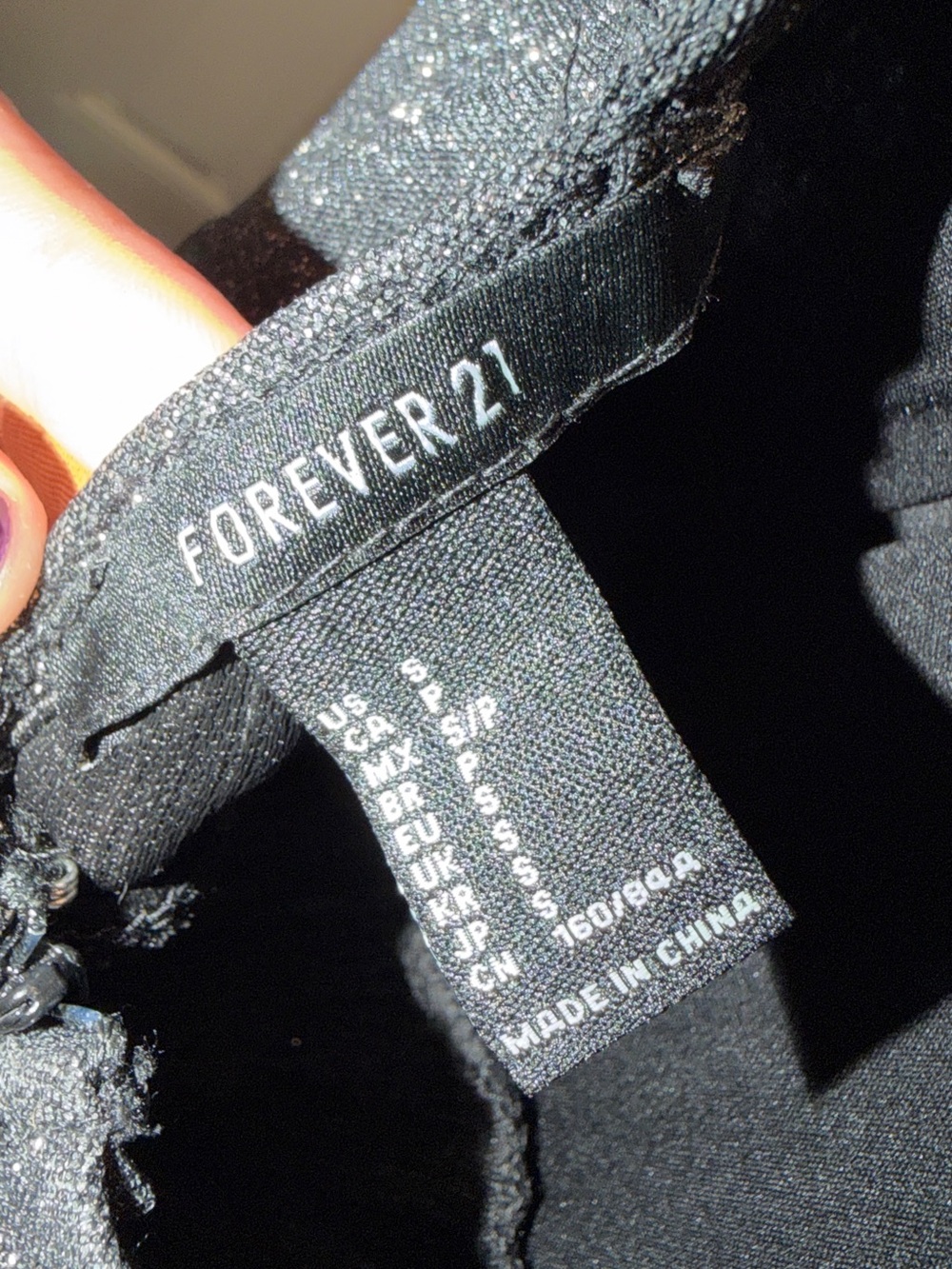 Forever 21 Sparkle Black Halter Evening Gown - Picture 3 of 3